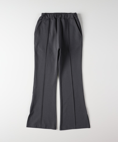 ヴィヴィアンブルー ストレッチサイドスリットフレアパンツ