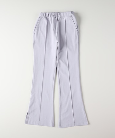 ヴィヴィアンブルー ストレッチサイドスリットフレアパンツ