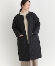 ハニーサックルローズ キルティングロングコート