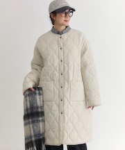 ハニーサックルローズ キルティングロングコート