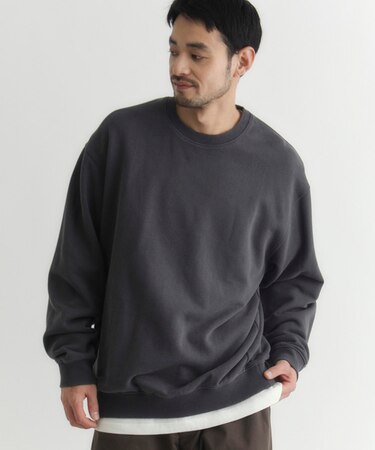 バックナンバー ピグメント加工クルーネックトレーナー