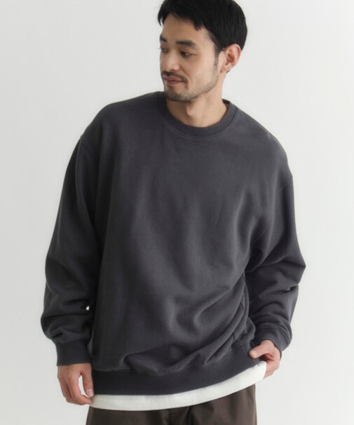 バックナンバー ピグメント加工クルーネックトレーナー