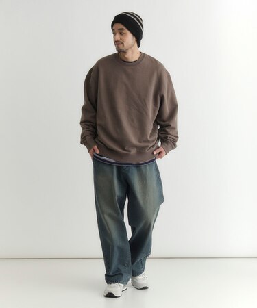 バックナンバー ピグメント加工クルーネックトレーナー
