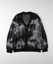 バックナンバー シャギーニットグラデーションカーディガン