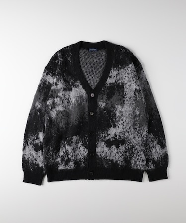 バックナンバー シャギーニットグラデーションカーディガン