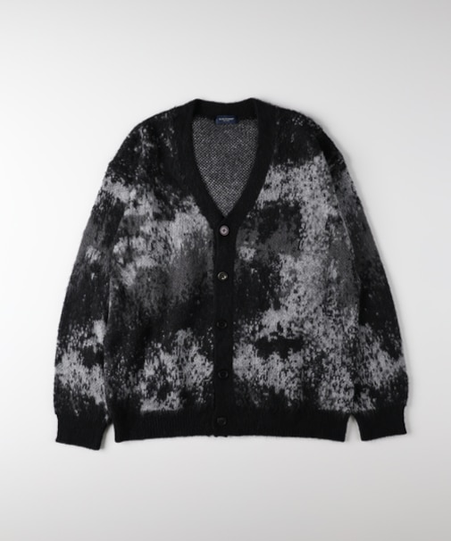 バックナンバー シャギーニットグラデーションカーディガン