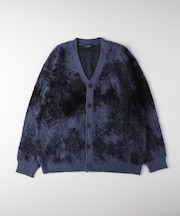 バックナンバー シャギーニットグラデーションカーディガン