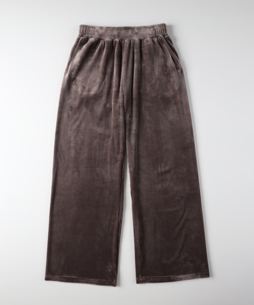 ハニーサックルローズ ベロアイージーワイドパンツ