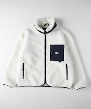 キャンプ7 ボアフルジップスタンドネックブルゾン