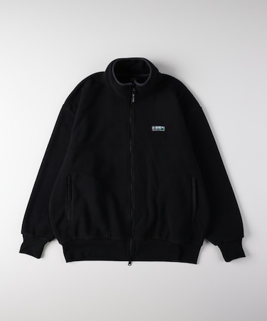 キャンプ7 フリースフルジップロゴブルゾン
