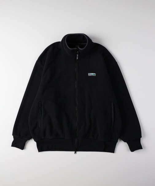 キャンプ7 フリースフルジップロゴブルゾン