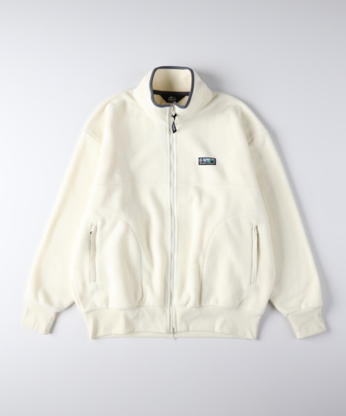 キャンプ7 フリースフルジップロゴブルゾン