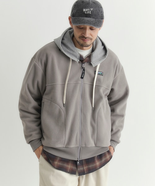 キャンプ7 フリースフルジップロゴブルゾン｜ライトオンの通販｜&mall