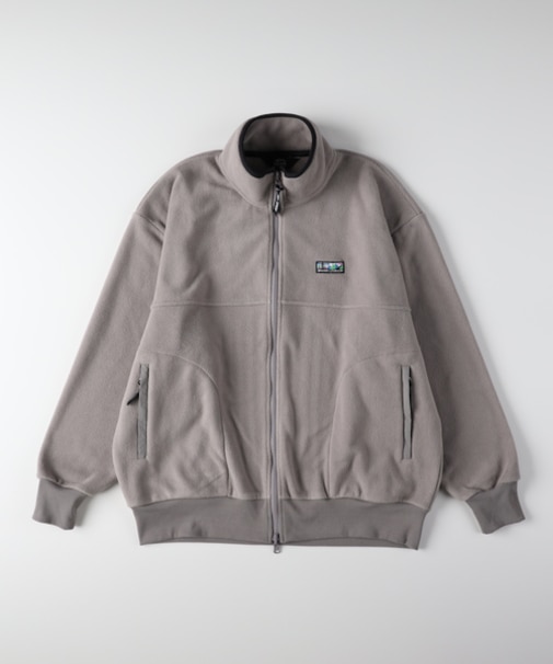 キャンプ7 フリースフルジップロゴブルゾン