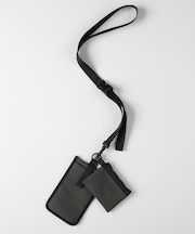 ライトオンベーシック ２連ネックウォレットショルダーポーチ