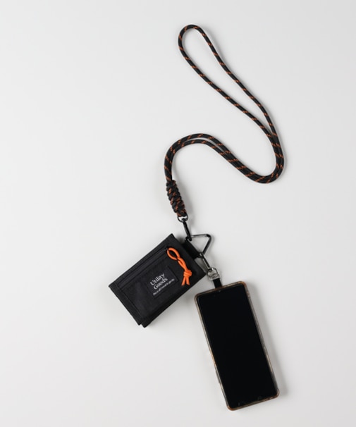 ライトオンベーシック ネックストラップ付ミニウォレット