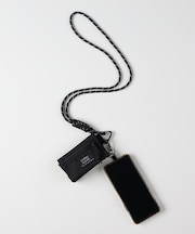 ライトオンベーシック ネックストラップ付ミニウォレット