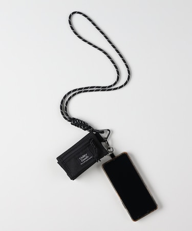 ライトオンベーシック ネックストラップ付ミニウォレット