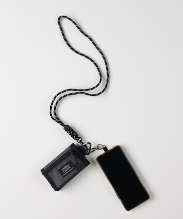 ライトオンベーシック ネックストラップ付ミニウォレット