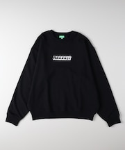 リファービッシュ ワンポイントロゴクルーネックプルオーバー