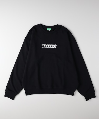 リファービッシュ ワンポイントロゴクルーネックプルオーバー