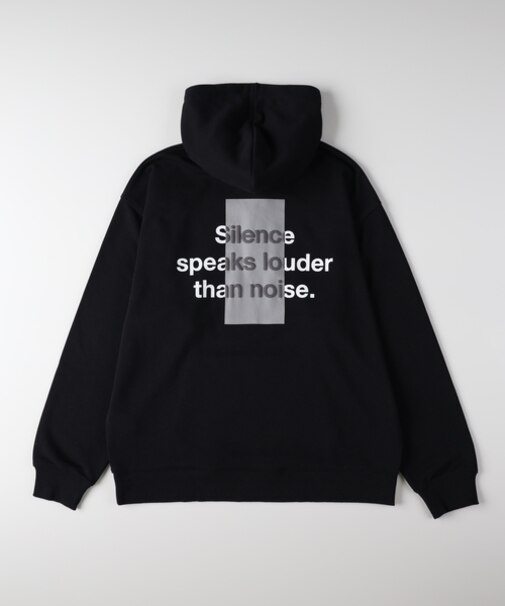 リファービッシュ スクリーンプリントプルオーバーパーカー