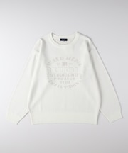 バックナンバー アクリルサークルロゴクルーネックセーター