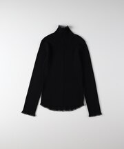 ハニーサックルローズ 配色ハイネックセーター