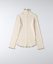 ハニーサックルローズ 配色ハイネックセーター