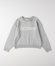 ヴィヴィアンブルー ジャガードロゴセーター