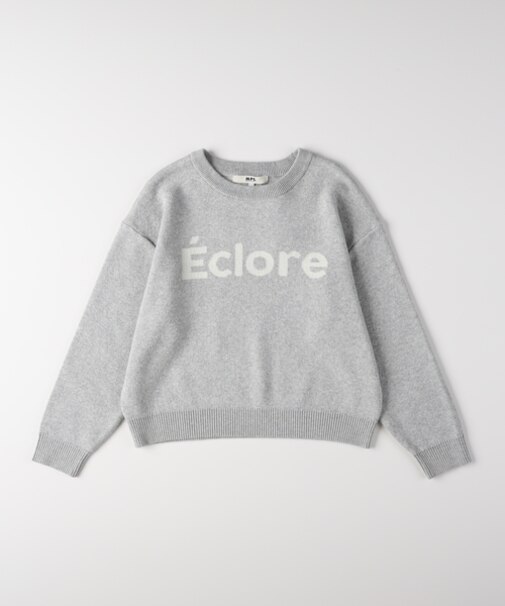 ヴィヴィアンブルー ジャガードロゴセーター