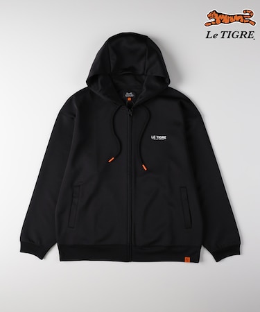 ルティグレ ダンボールロゴフルジップパーカー