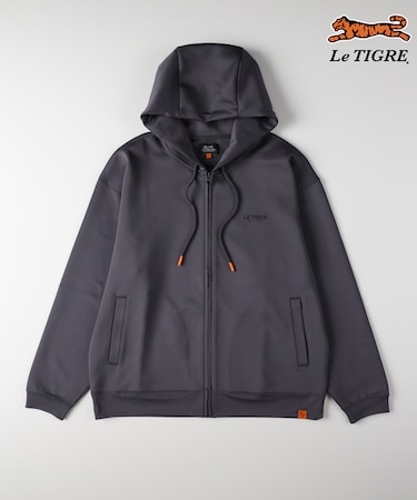 ルティグレ ダンボールロゴフルジップパーカー