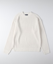 バックナンバー 畔編みクルーネックセーター