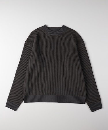 バックナンバー 畔編みクルーネックセーター