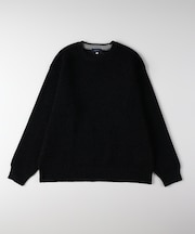 バックナンバー モールジャガードクルーネックセーター