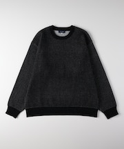 バックナンバー モールジャガードクルーネックセーター