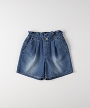 ヴィヴィアンブルー ウエストフリルショートパンツ