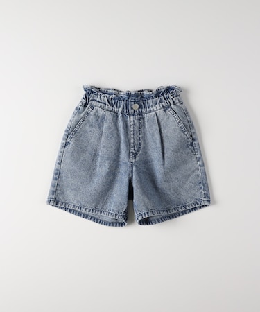 ヴィヴィアンブルー ウエストフリルショートパンツ