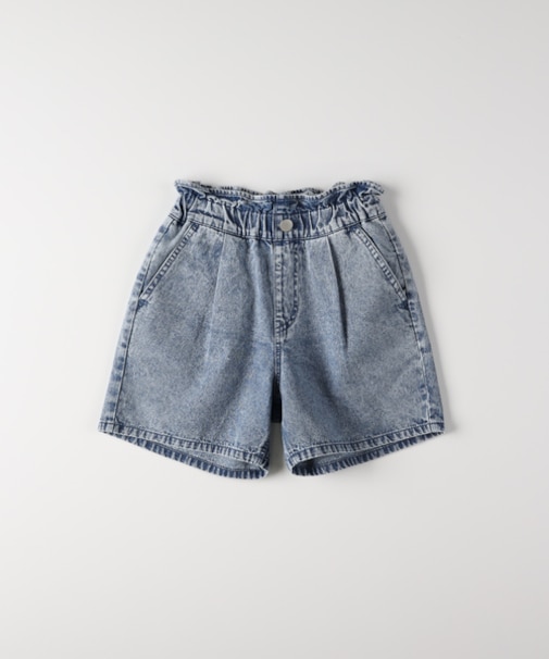 ヴィヴィアンブルー ウエストフリルショートパンツ