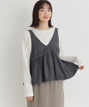 ハニーサックルローズ デニムＺＩＰ２ＷＡＹキャミ