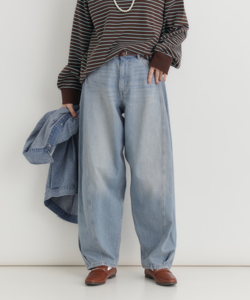 ハニーサックルローズ デニムコクーンパンツ