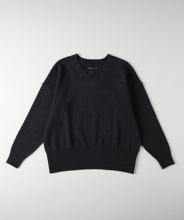 ハニーサックルローズ コットン混Ｖネックセーター