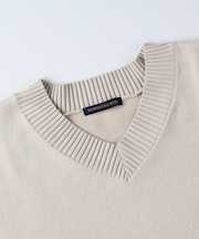 ハニーサックルローズ コットン混Ｖネックセーター