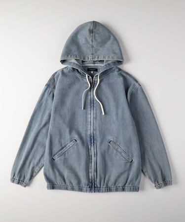 バックナンバー デニムフルジップパーカー