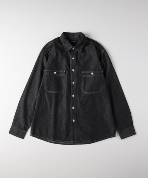 バックナンバー デニムロングスリーブシャツ