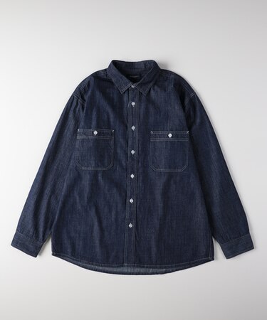 バックナンバー デニムロングスリーブシャツ