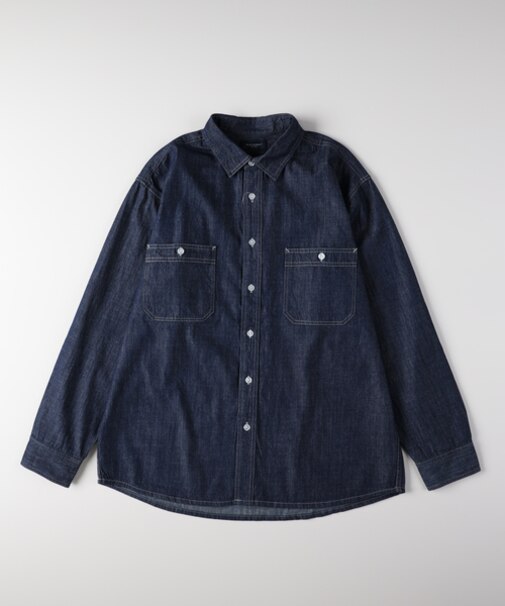 バックナンバー デニムロングスリーブシャツ