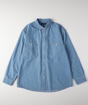 バックナンバー デニムロングスリーブシャツ