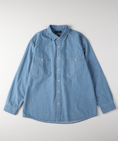 バックナンバー デニムロングスリーブシャツ